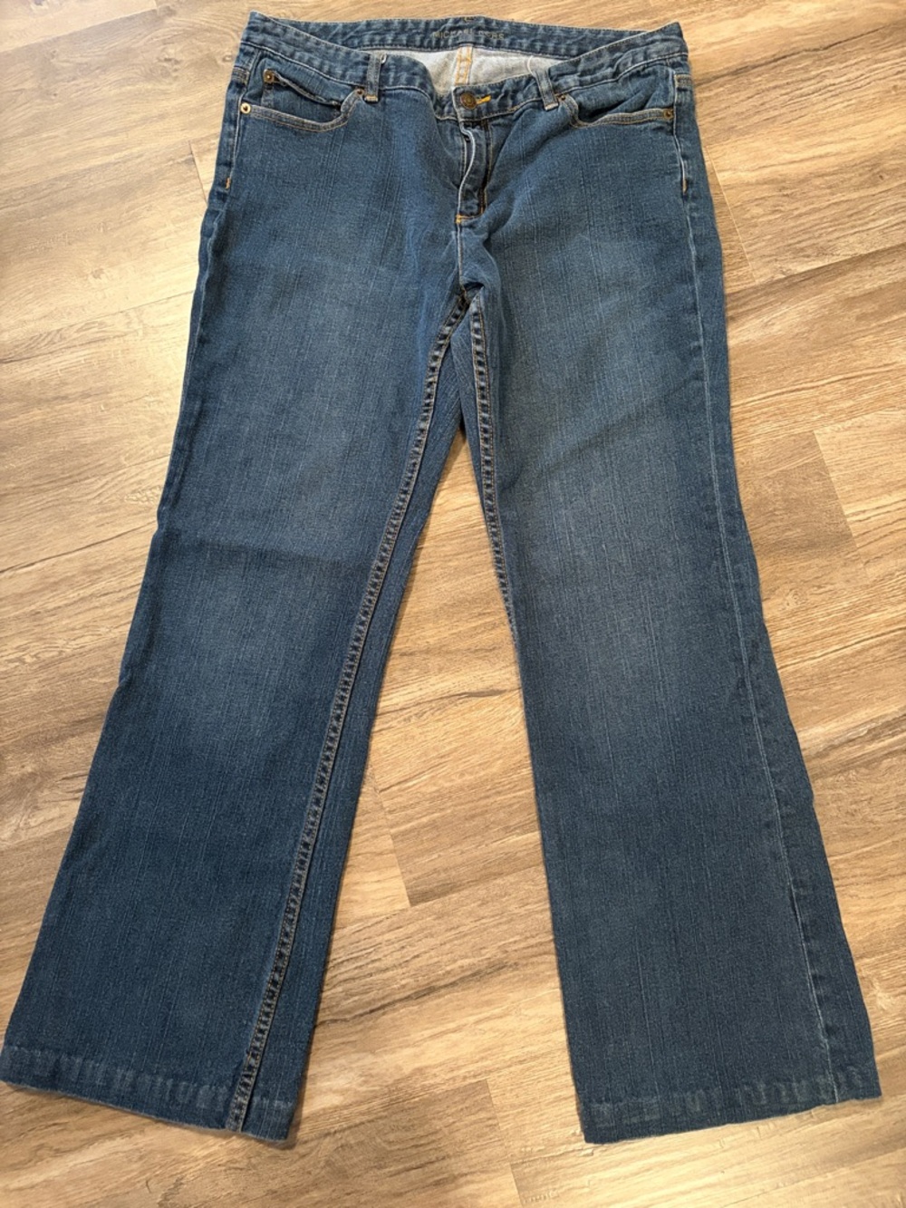 Michael Kors Women’s Dark Blue Classic Straight-Leg Jeans Size 14